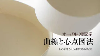 オーバル曲線と心点図法